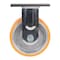 Vestil Sirius Polyurethane Dual Rigid Caster 5 In. Diameter x 2 In. Width 1200 lb Orange/Gray CST-FXE-5X2DSI-R - alternate 6